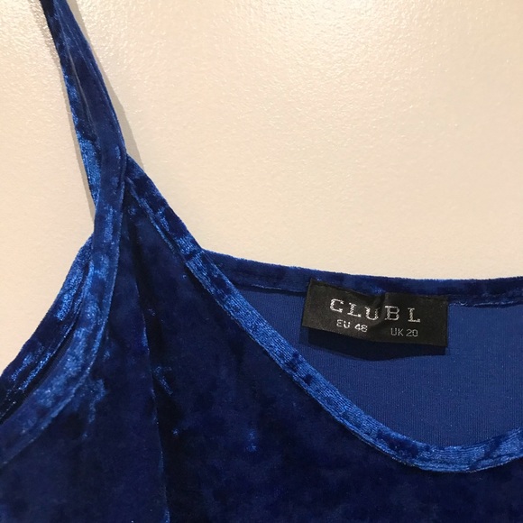 🆕CLUB L CRUSHED VELVET BODYCON🤘🏾💥 - Picture 7 of 10